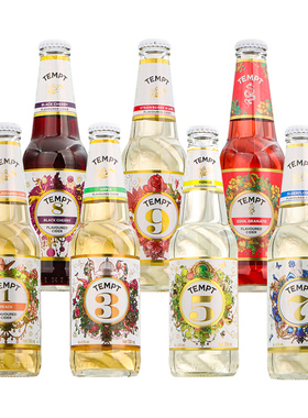 TEMPT诱惑西打酒接骨木7号8号3号1号微醺女生气泡水果酒