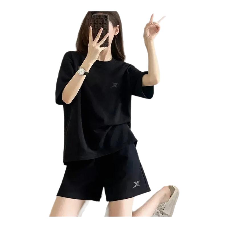特步运动套装女2026夏季冰丝速干衣休闲大码女装跑步健身运动服女