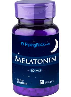 B美国朴诺褪黑素10mg睡眠片退黑素安瓶神器褪黑色素保健品睡眠糖