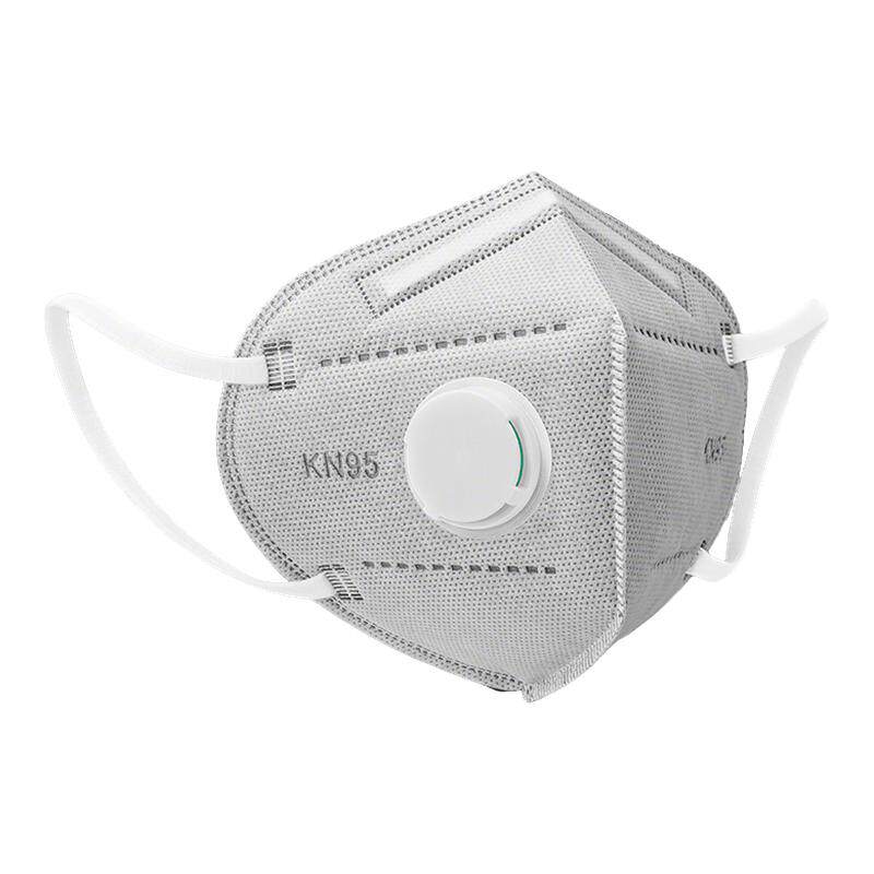 耳挂式KN95一次性口罩独立包装防雾霾防飞沫防尘工业粉尘带呼吸阀