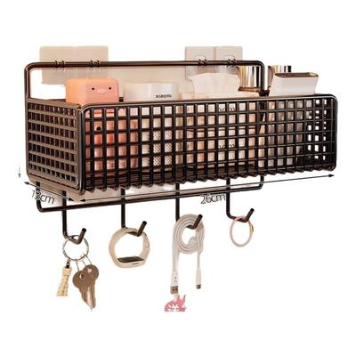 宿舍好物墙上置物架学生寝室床头免打孔墙面壁挂收纳神器床边挂篮