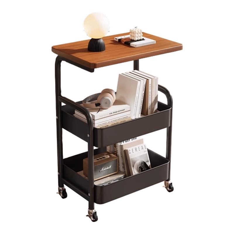 中古可移动小推车沙发边几小桌子家用卧室客厅简约零食杂物收纳架