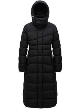 LINCCHIC金羽杰羽绒服女款冬季新款经典收腰长款羽绒服女冬8341