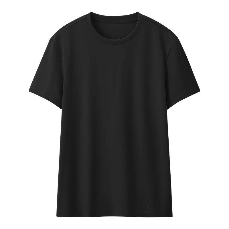 蕉下男士透气T恤户外圆领速干云柔棉质0闷感春夏休闲运动短袖上衣