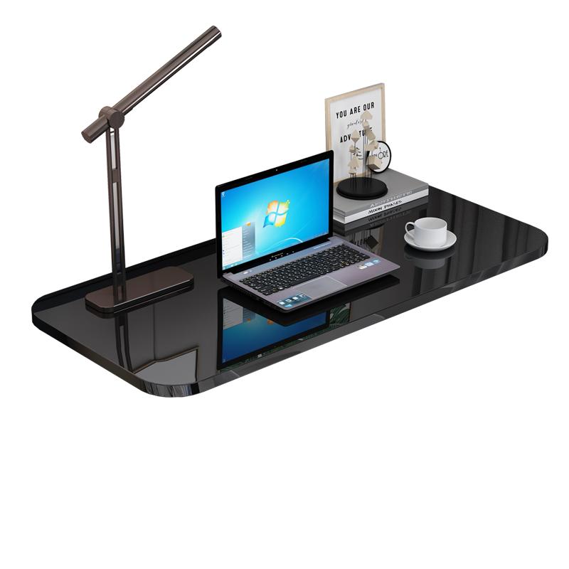 壁挂书架木质折叠桌免打孔