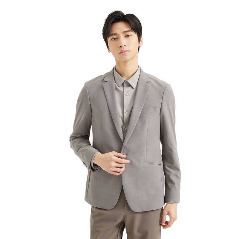 【零压轻弹】利郎青年商务西服男2025秋商务休闲西装外套Q4QDX10