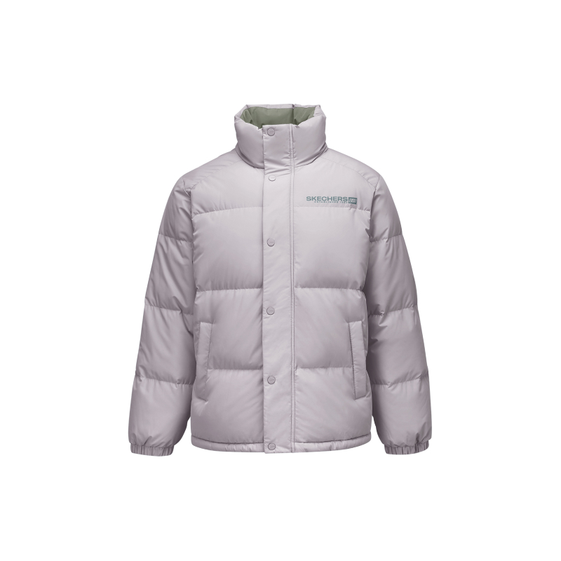 斯凯奇运动羽绒服男女款休闲防风防泼水耐污宽松加绒保暖舒适