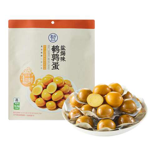 盒马 鹌鹑蛋盐焗味 1kg