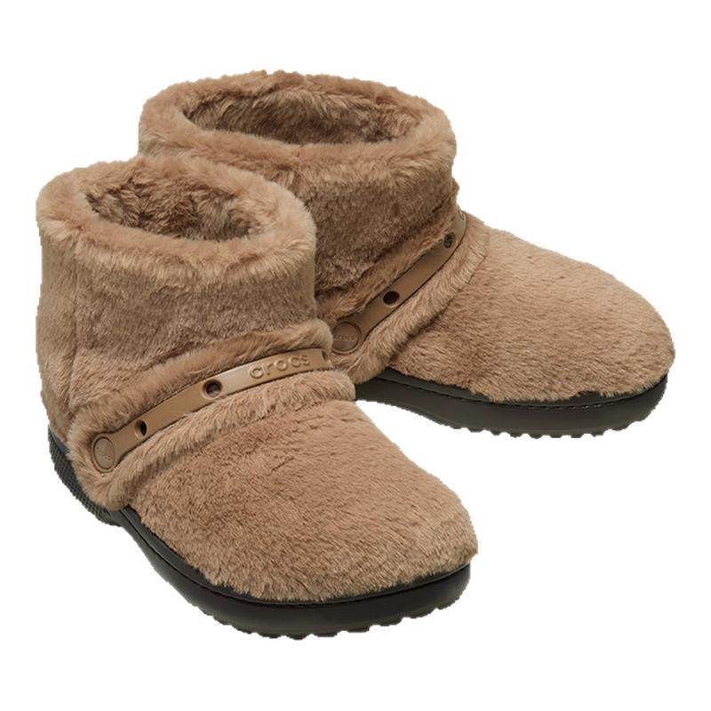 白鹿同款Crocs卡骆驰经典雪绒靴暖棉短靴户外靴子时尚女鞋|211743