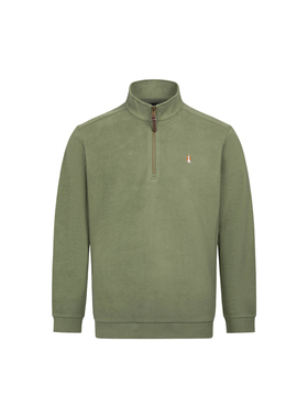 【舒适混色绒】暇步士男装2025秋季新款休闲保暖半拉链立领卫衣男