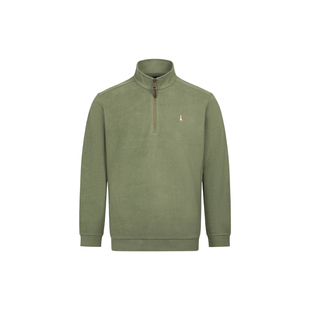 新款 2025秋季 暇步士男装 休闲保暖半拉链立领卫衣男 舒适混色绒