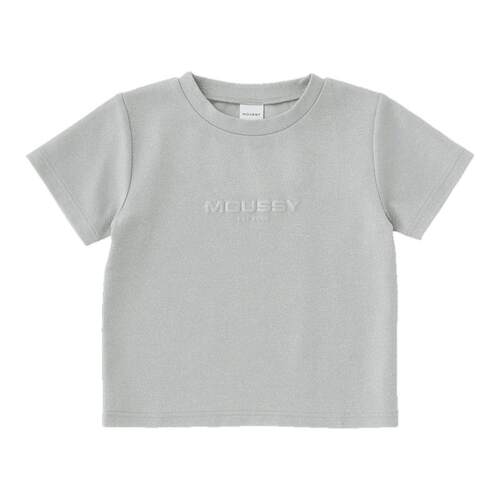 MOUSSY 春季新通勤风极简主义闪光LOGO短袖T恤010HAL90-2111