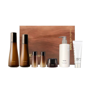 套盒 补水紧致舒缓正品 Sum37°苏秘赋活悦升黑茶弹力水乳套装 新版