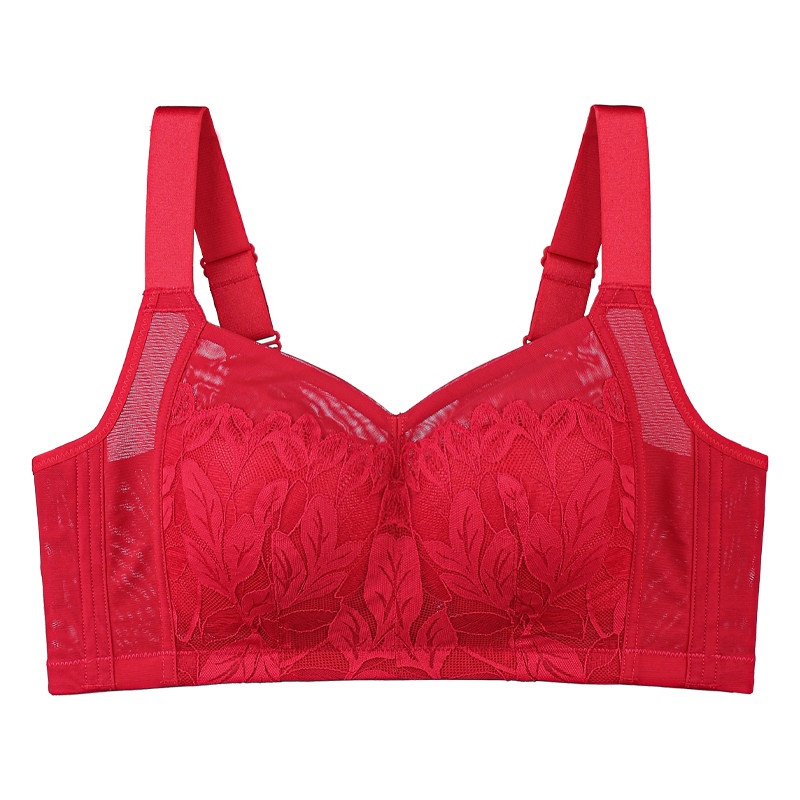 红色内衣套装本命年大胸显小