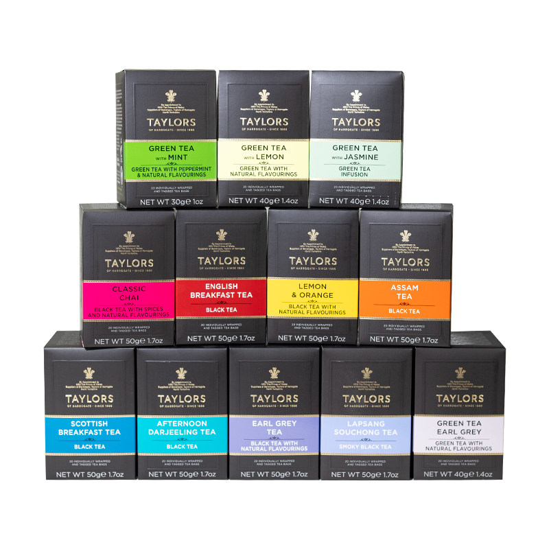 英国泰勒茶taylors茶包柠檬红茶香橘进口茶包约克夏茶柠檬冷泡茶