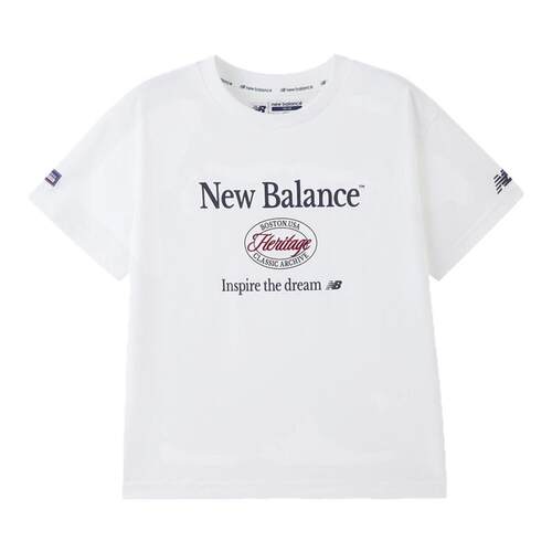 New balance NB儿童26春款男童女童儿童韩版圆领短袖T恤7EG26013