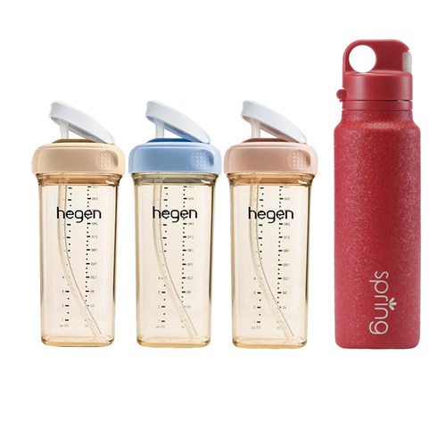 Hegen海格恩水杯配件吸管杯盖多用途喝水杯配件新老随机