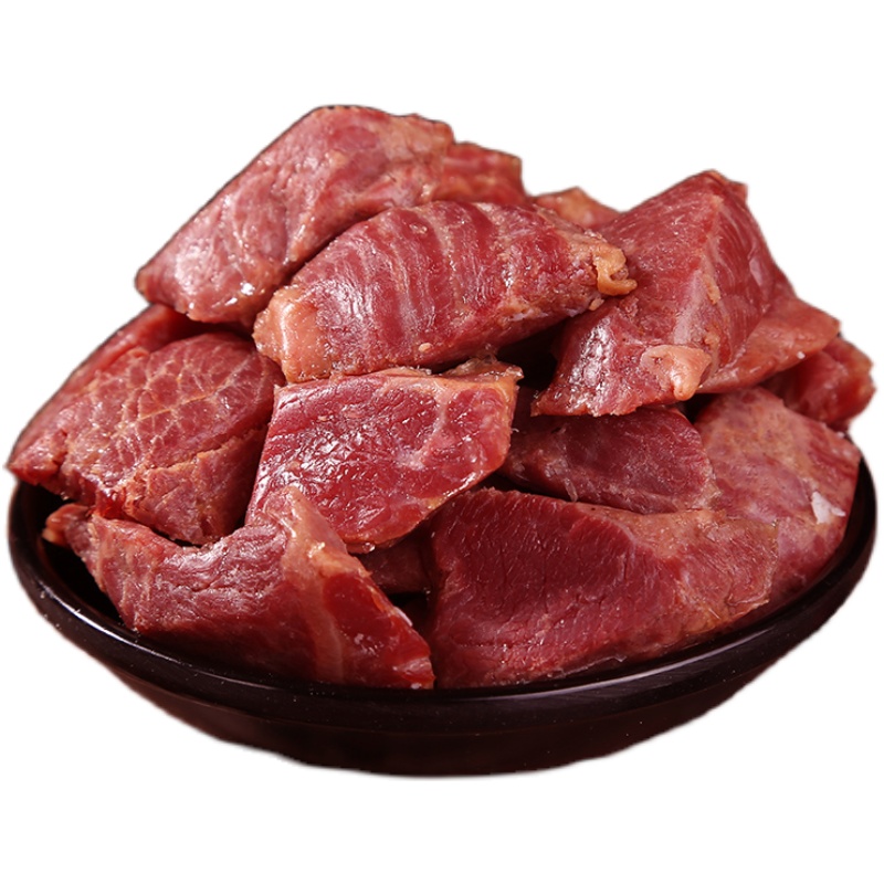 真空香辣卤味开袋即食牛肉粒