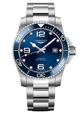 Longines浪琴正品手表男 新款康卡斯陶瓷机械男表L3.781.4.96.6