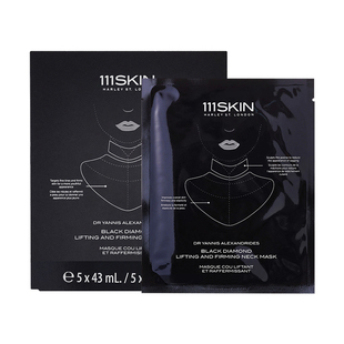 【专享优惠】111SKIN 臻璨黑钻轻熟提拉面颈膜 5*43ml