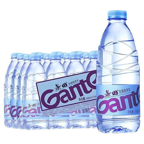 景田办公饮用水560ml*24瓶/整箱会议商务纯净水饮料