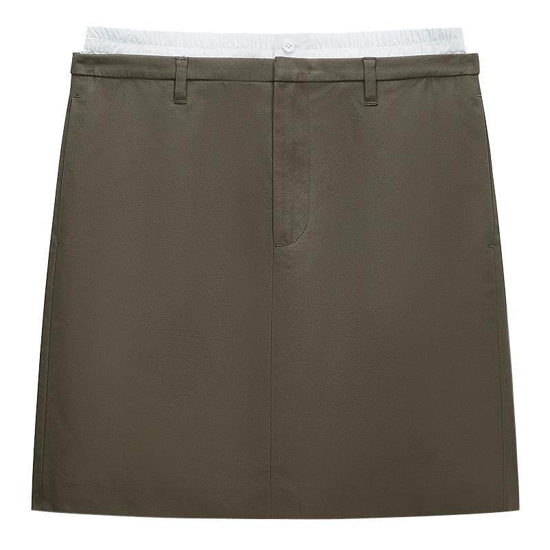 OCHIRLY欧时力 可拆卸腰头直筒半身裙短裙铅笔裙通勤春夏