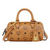 MCM 迷你波士顿包斜挎包手提包保龄球包女包 ELLA