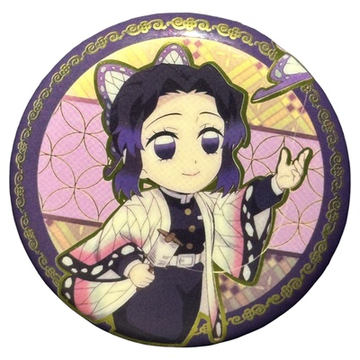 鬼魅之刃限定非遗系列无限城篇周边蝴蝶忍吧唧徽章福冈甘露寺自制