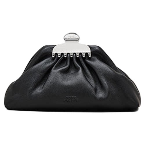 【季末折扣】MARC JACOBS/莫杰 GLAM 小号羊皮抓夹设计手拿包