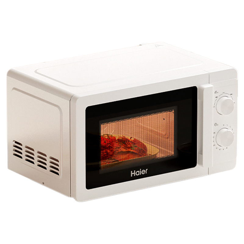 海尔饭盒微波炉政府补贴加热家用厨卫多功能转盘迷你小型蒸烤箱