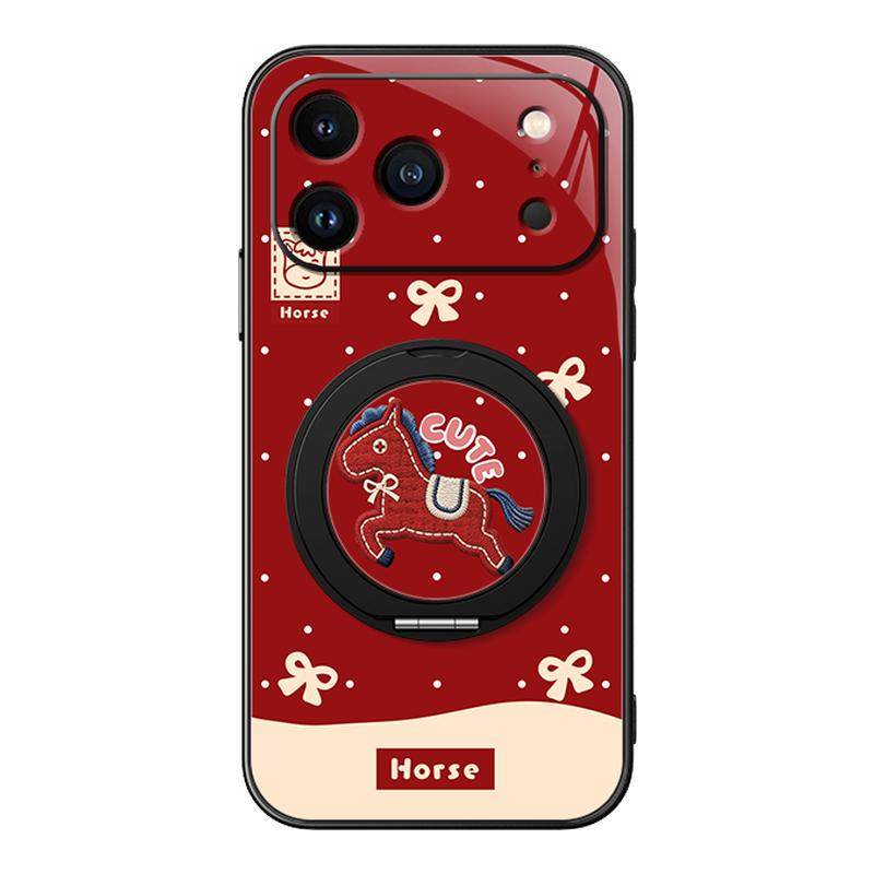 策马奔腾适用苹果17手机壳iphone15ProMax/苹果16支点14新款13磁吸支架xs2026新年11/12女男款16卡通8plus,3C数码配件,手机保护套/壳,淘宝优惠券,粉丝福利购,淘宝优惠卷