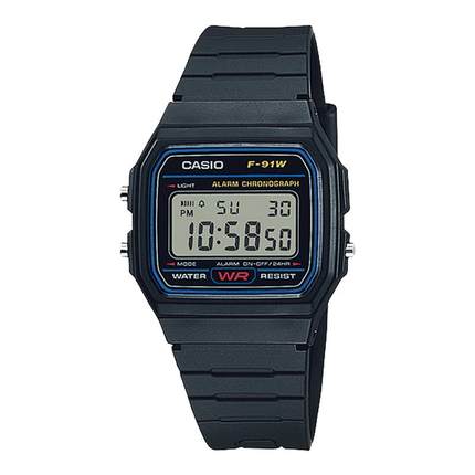卡西欧(CASIO)手表男女款F91W-1全数字防水夜光复古电子学生手表