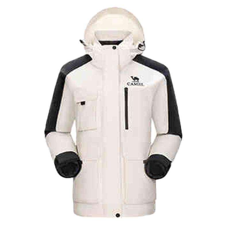 火山岩+石墨烯拒水加厚羽绒服内胆 防水外壳