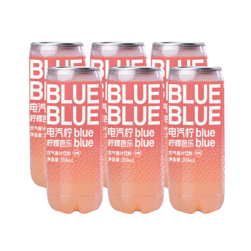 柠檬共和国芭乐柠檬气泡果汁饮料300ml*24瓶维C低卡0脂解腻饮品