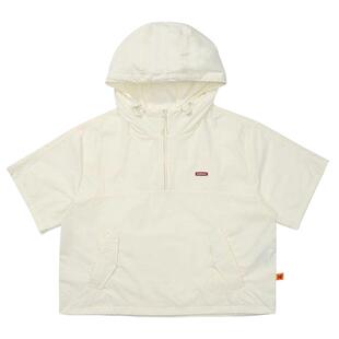 潮流抽绳收腰连帽短上衣 T恤时尚 KODAK柯达2025春夏女式 白色短袖