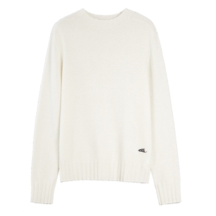 【100%绵羊毛】ELLE法式休闲半高领毛针织衫女2025冬季新款毛衣