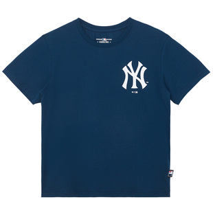 FANATICS x MLB联名款纽约洋基队潮流印花夏季短袖T恤女款经典NY