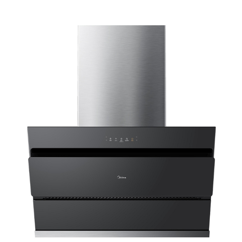 美的抽油烟机挥手智控家用自清洁厨房侧吸式21立方大吸力吸油烟机