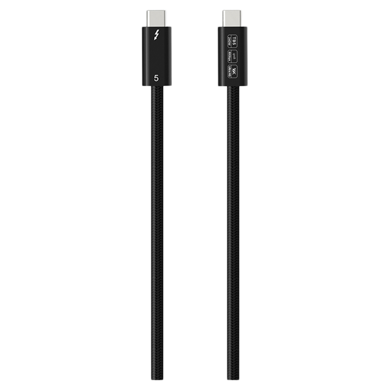雷电5数据线雷雳8K音视频高清USB-C连接线原装适用苹果17/16/15手机Mac电脑高速传输菊花链式多屏16K投屏线