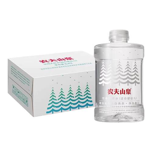 【百亿】农夫山泉饮用天然水（适合婴幼儿）1L*12