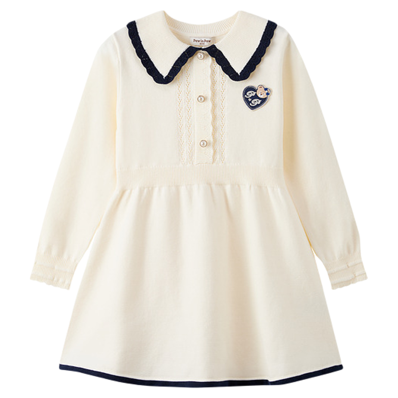 【抗静电】PawinPaw卡通小熊童装26年春夏季新款女童毛织连衣裙,童装/婴儿装/亲子装,连衣裙,淘宝优惠券,粉丝福利购,淘宝优惠卷