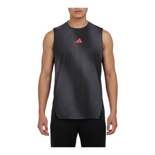 adidas阿迪达斯速干跑步侧开叉运动修身背心2026春男上衣 KR5093