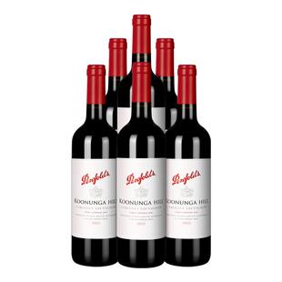 奔富寇兰山赤霞珠干红葡萄酒750ml婚礼宴会6瓶装 进口红酒 澳洲原装