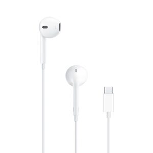 适用于苹果iPhone17paomax有线耳机正品16/15/14/13扁头typec接口
