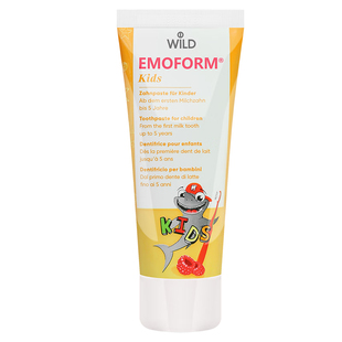 9岁宝宝乳牙含氟防蛀固齿防龋齿 Dr.wild怀尔德儿童牙膏1 自营