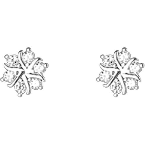 雪花蚊香盘耳夹女无耳洞新款轻奢