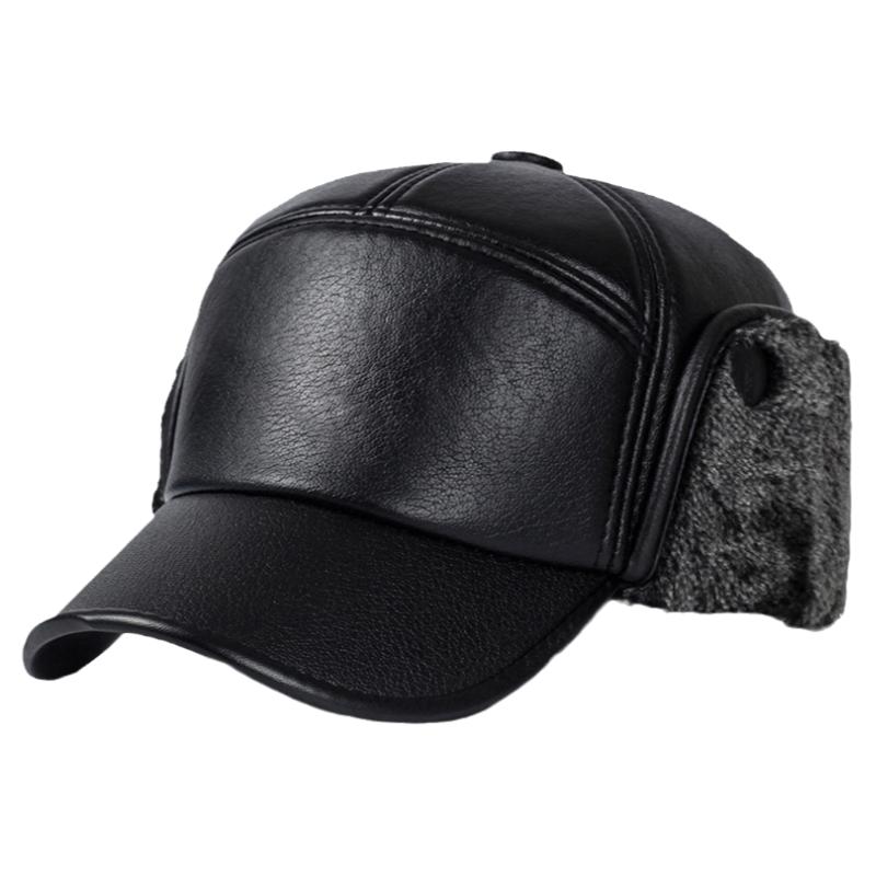 帽子中老年爸爸爷爷秋冬季保暖