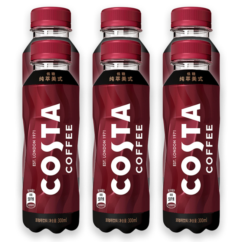 可口可乐咖世家咖啡300ml*6瓶