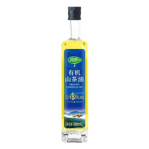 润心有机山茶油500ML物理压榨