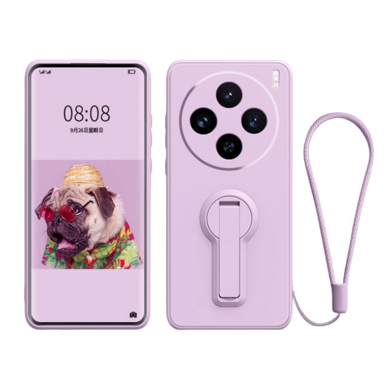 横竖双用支架适用vivoX300pro手机壳新款x200ultra保护套高级感X100SPRO全包防摔液态硅胶x90/80男女70软外后